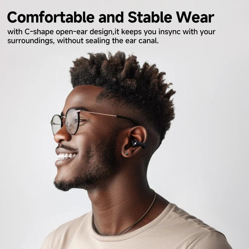 QCY Crossky C30 Open-Ear Clip Earbuds .25 Hours of Playtime - Image 9
