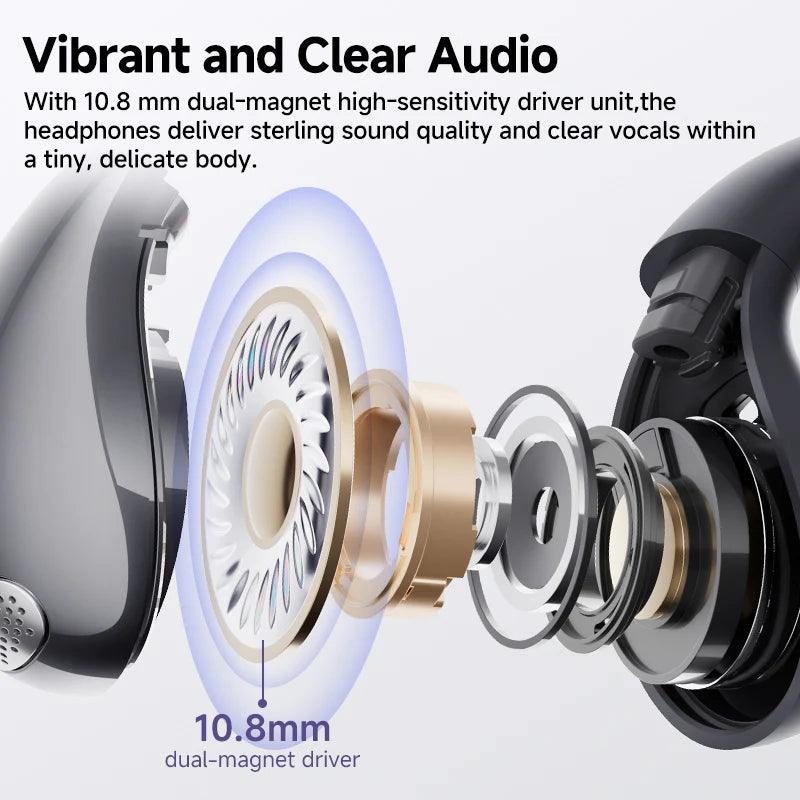 QCY Crossky C30 Open-Ear Clip Earbuds .25 Hours of Playtime - Image 17