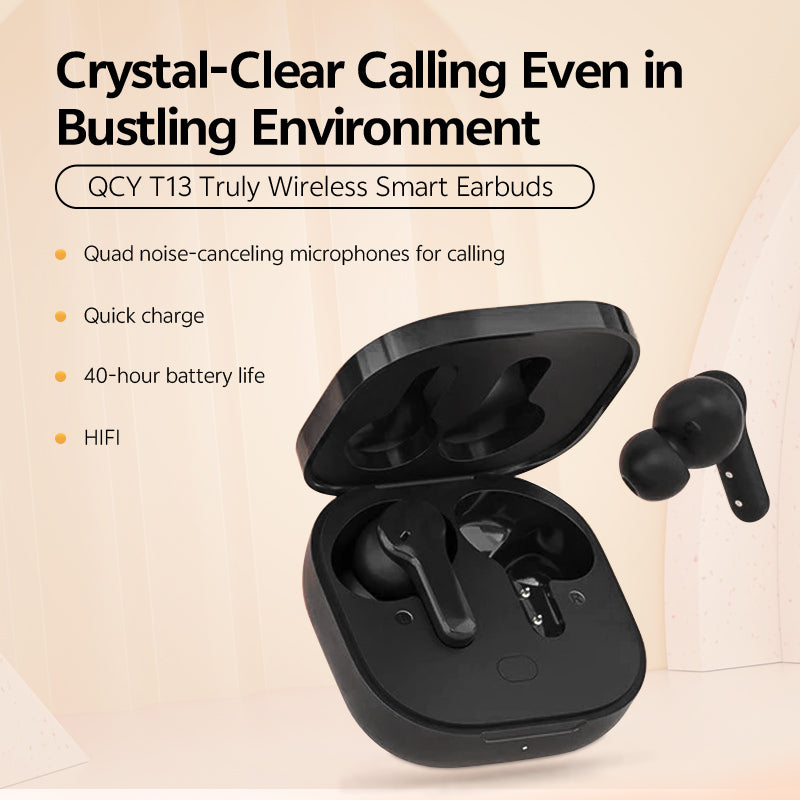 QCY T13 True Wireless Earbuds. ENC Noise Cancelling. 40H Playtime - Image 16